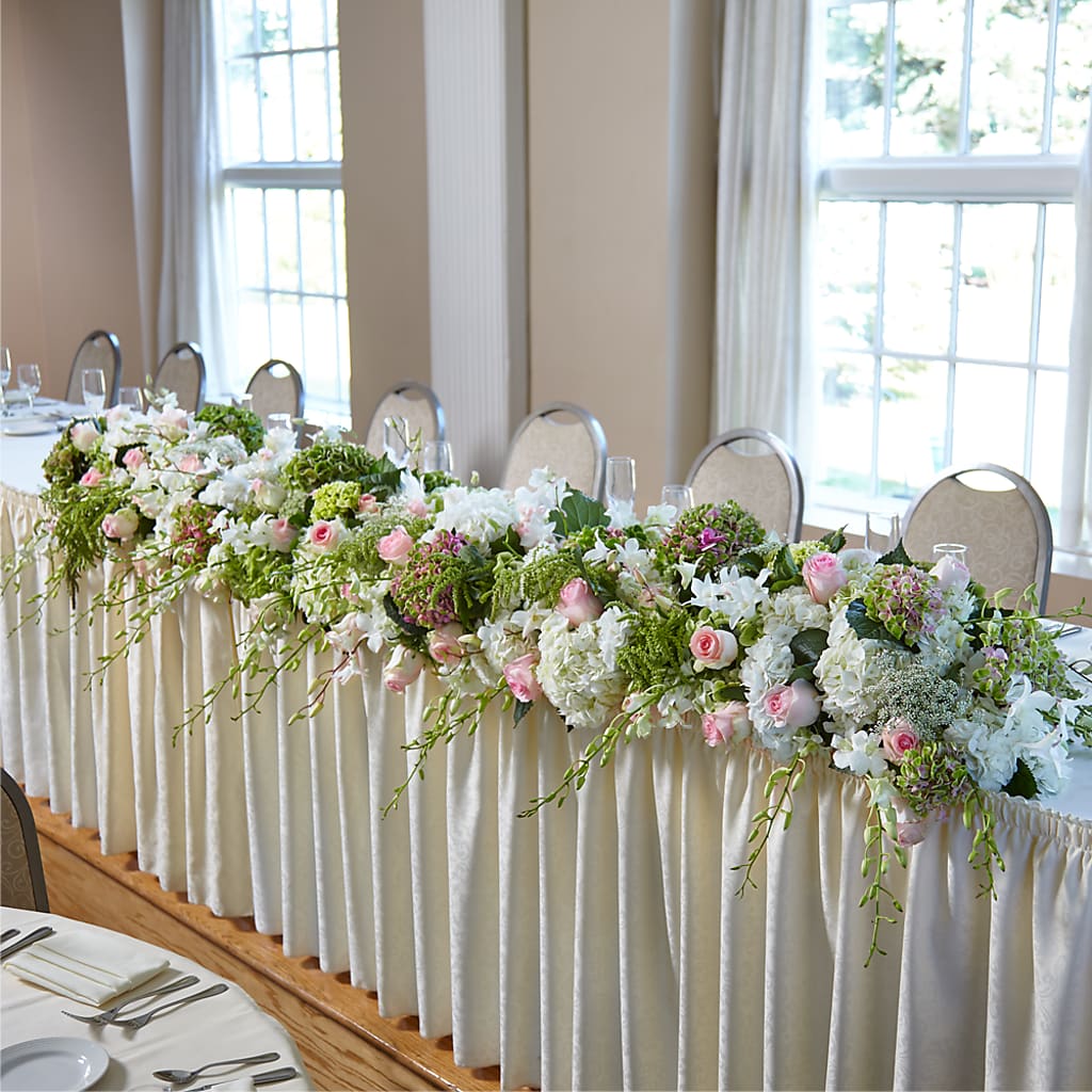 State of Joy Head Table Arrangement – Flowers By Louise, Wasilla AK