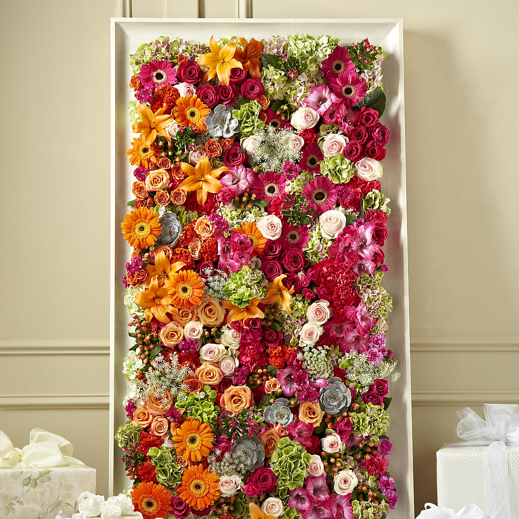 Fresh Picked Floral Wall – Flowers By Louise, Wasilla AK