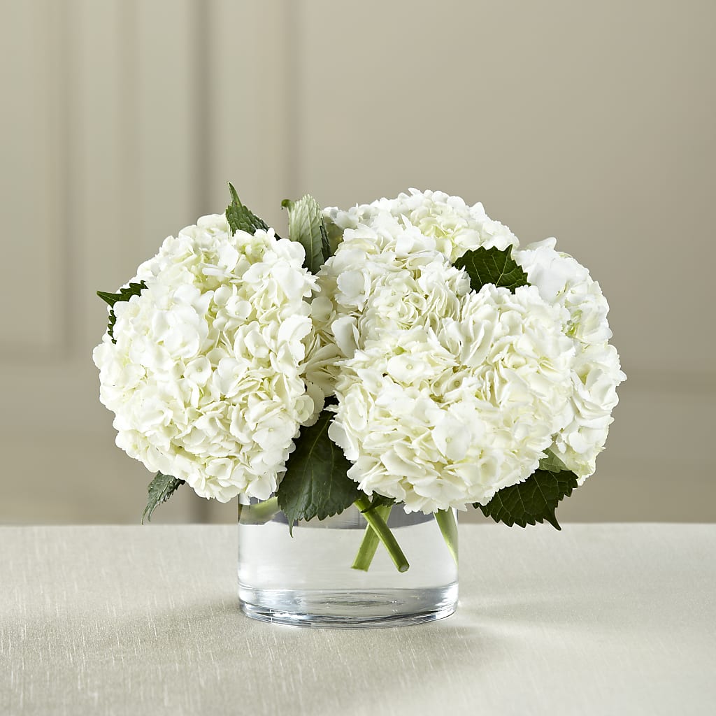 White Hydrangea Bouquet – Flowers By Louise, Wasilla AK