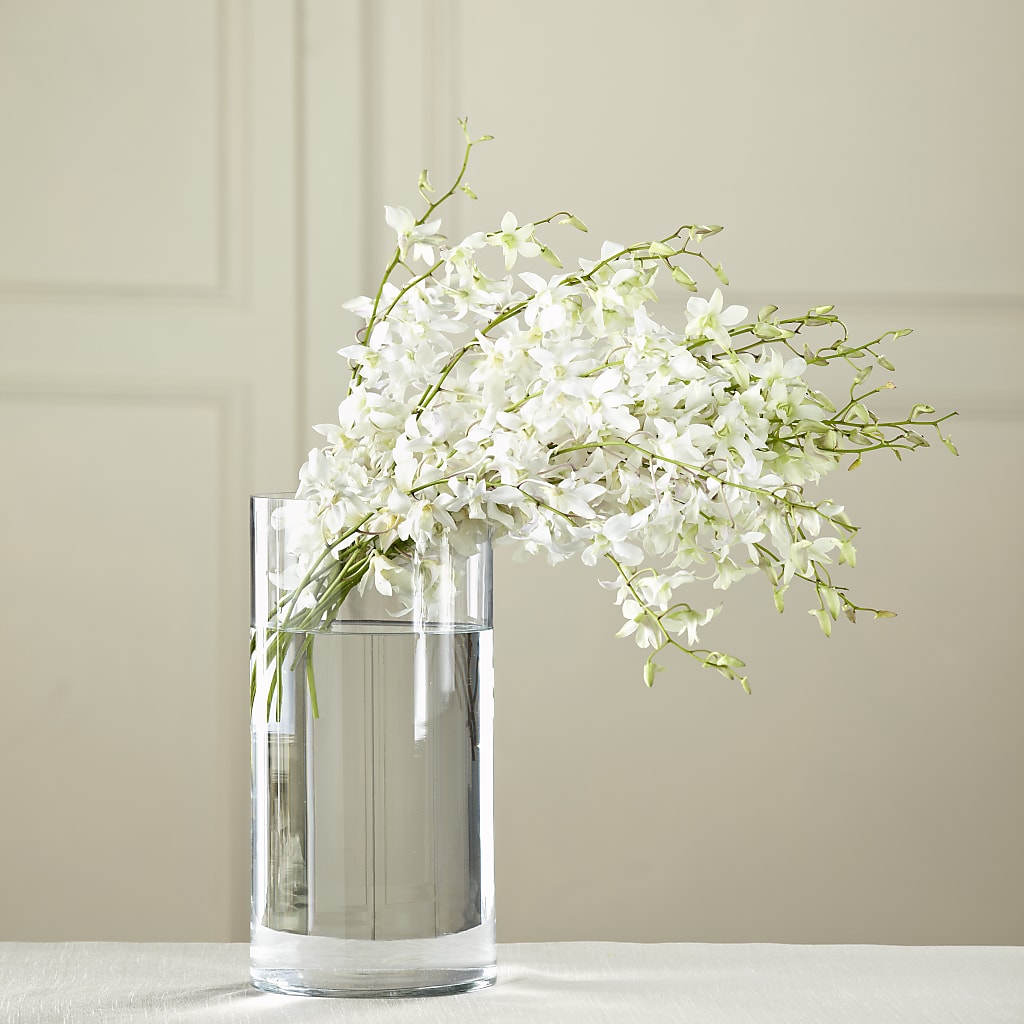 White Dendrobium Bouquet – Flowers By Louise, Wasilla AK