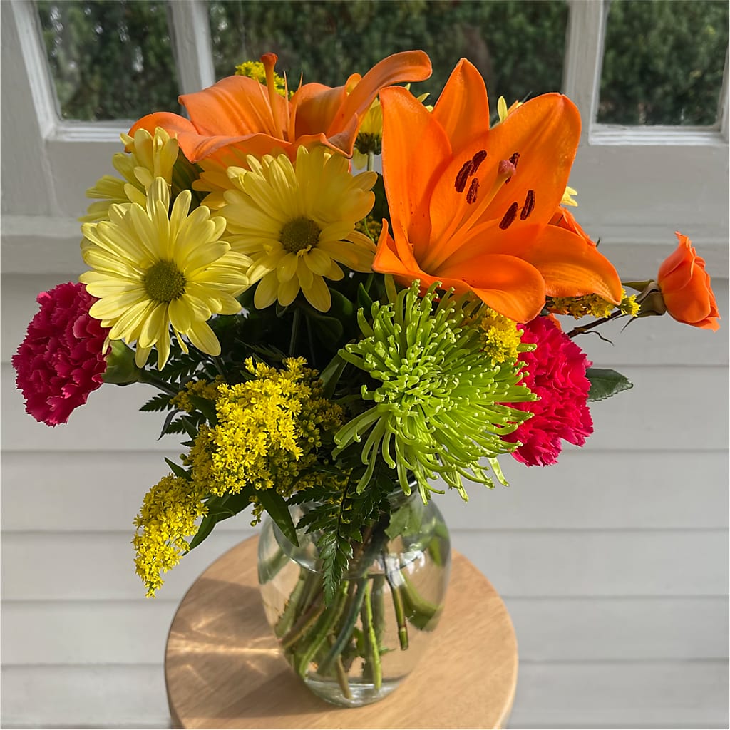 Bold & Bright – A Florist Original –  Flowers By Louise, Wasilla AK
