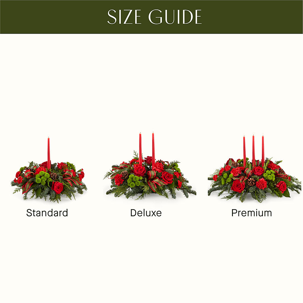 By the Candlelight Centerpiece –  Flowers By Louise, Wasilla AK