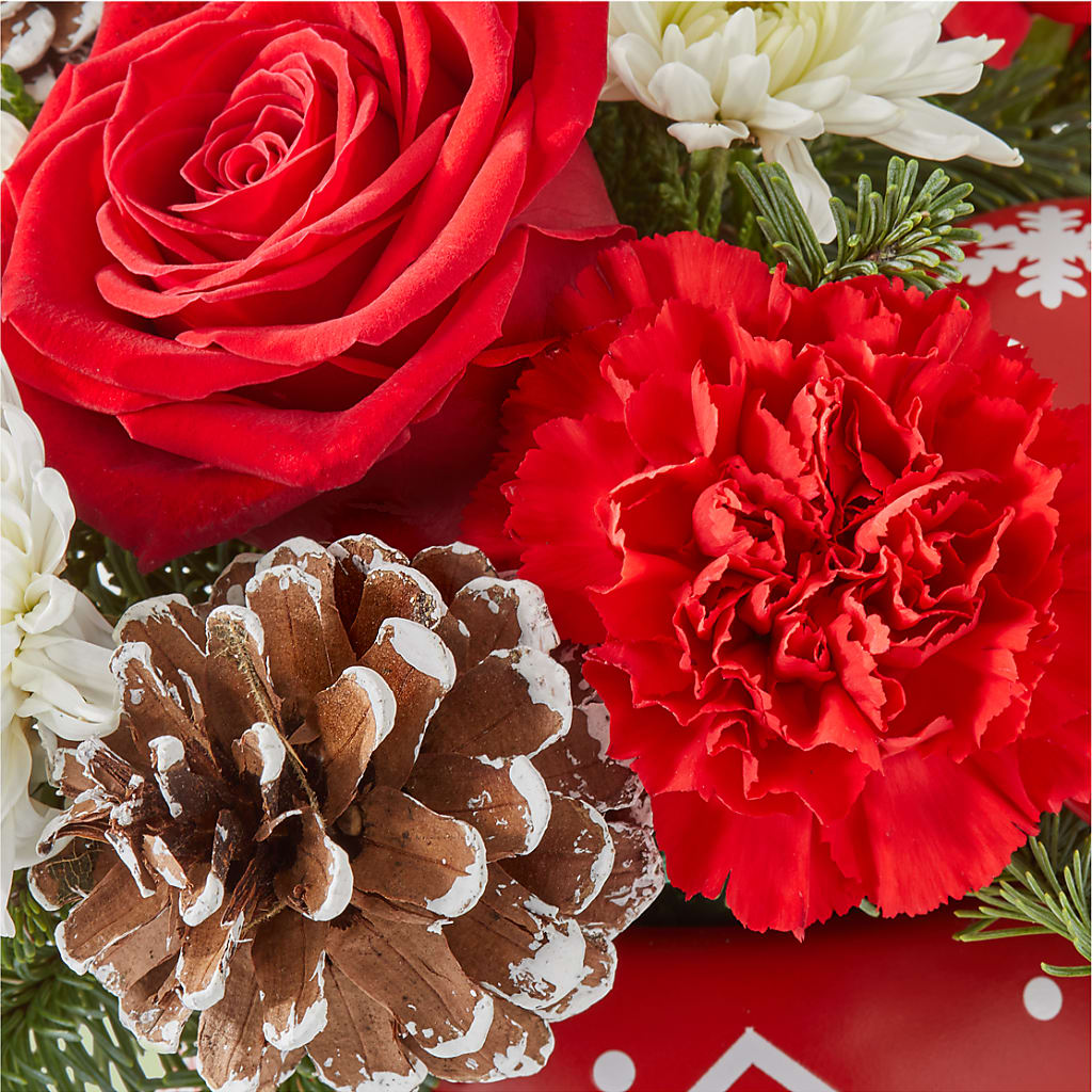 Christmas Village Ornament –  Flowers By Louise, Wasilla AK
