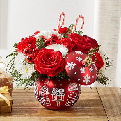 Cheer in the Air Ornament –  Flowers By Louise, Wasilla AK
