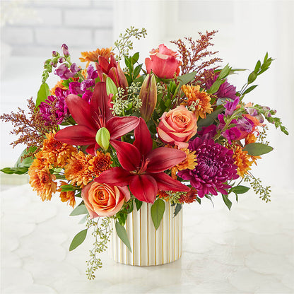 Burgundy Landscape Bouquet –  Flowers By Louise, Wasilla AK
