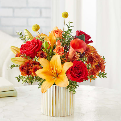 Scarlet Skies Bouquet –  Flowers By Louise, Wasilla AK