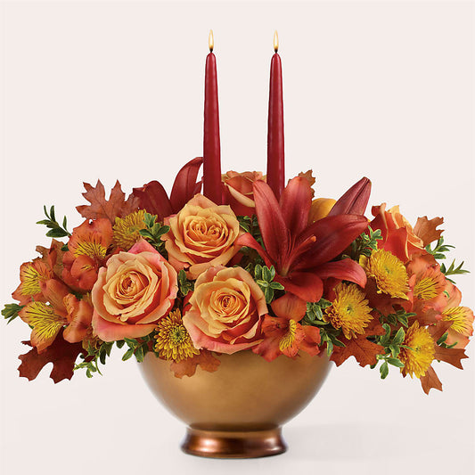 Harvest Table Centerpiece –  Flowers By Louise, Wasilla AK