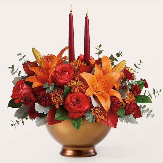 Fruits of Fall Centerpiece –  Flowers By Louise, Wasilla AK