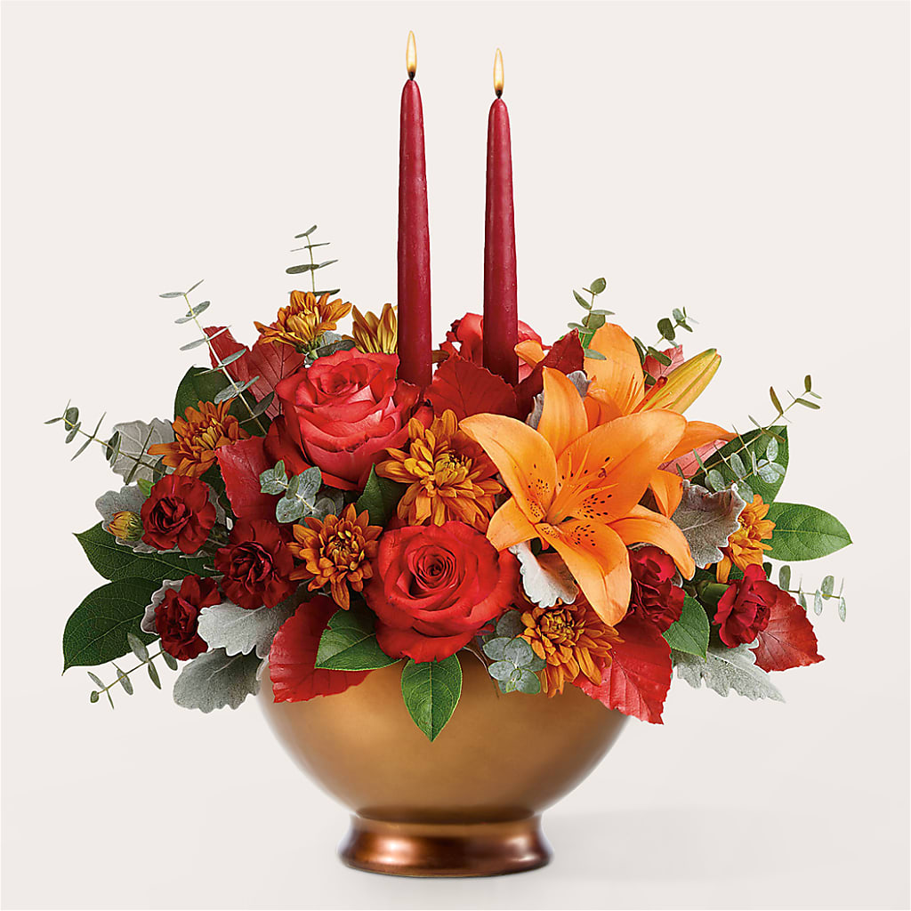 Fruits of Fall Centerpiece –  Flowers By Louise, Wasilla AK