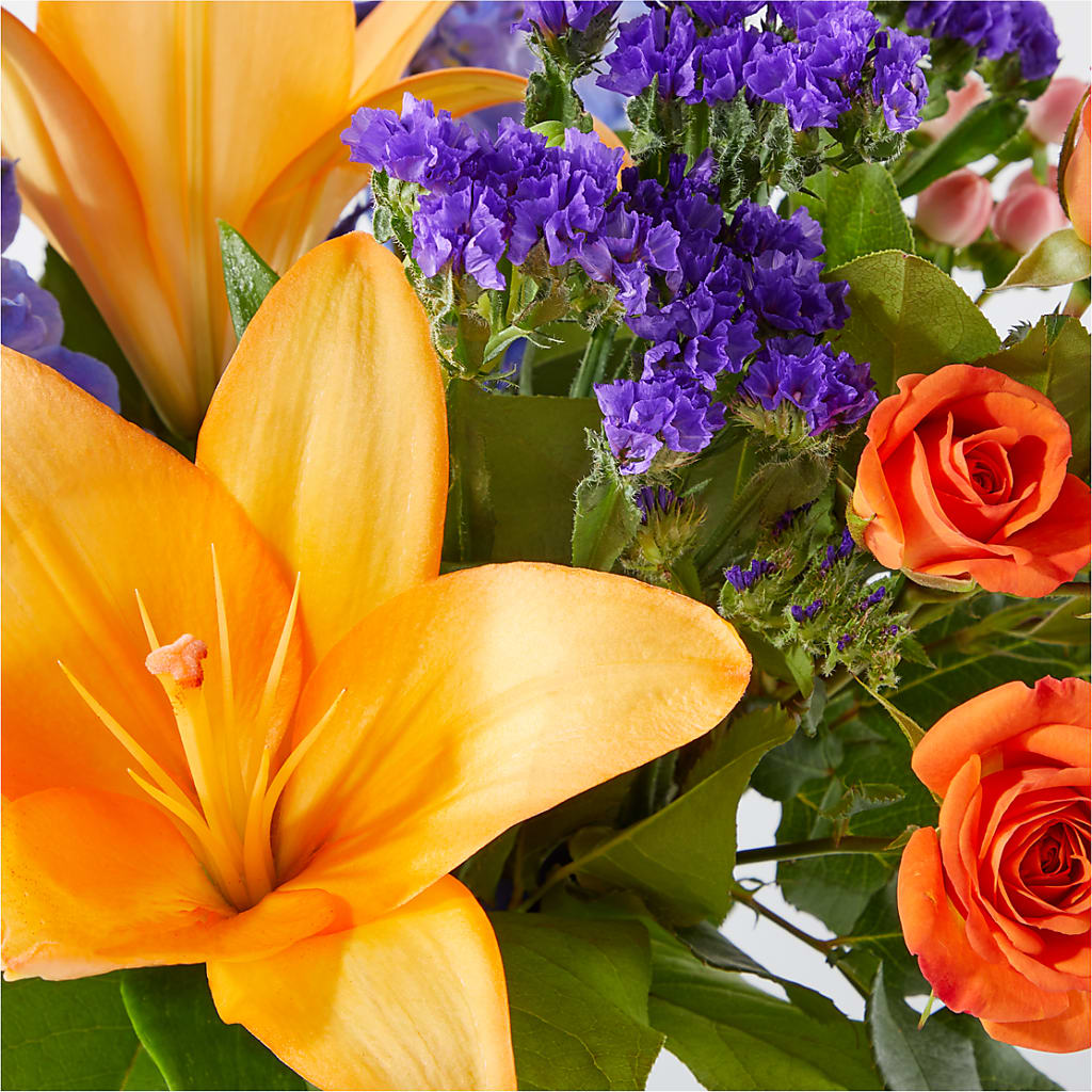 Radiant Citrus Bouquet –  Flowers By Louise, Wasilla AK