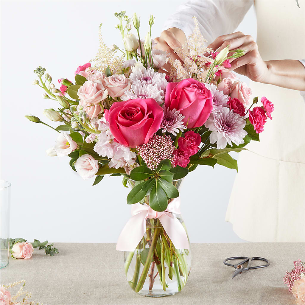 Pink Ribbon - A Florist Original –  Flowers By Louise, Wasilla AK