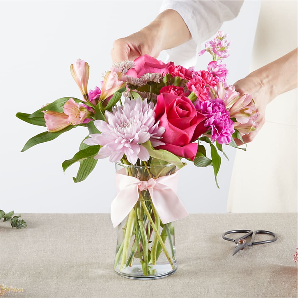 Pink Ribbon - A Florist Original –  Flowers By Louise, Wasilla AK