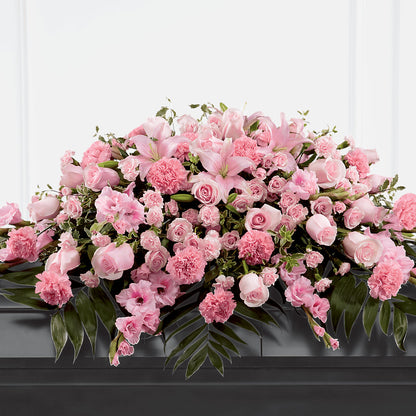 Garden of Comfort Casket Spray (Standard) –  Flowers By Louise, Wasilla AK