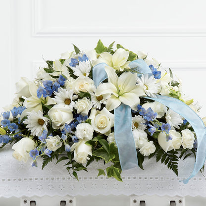 Tender Treasure Casket Spray –  Flowers By Louise, Wasilla AK
