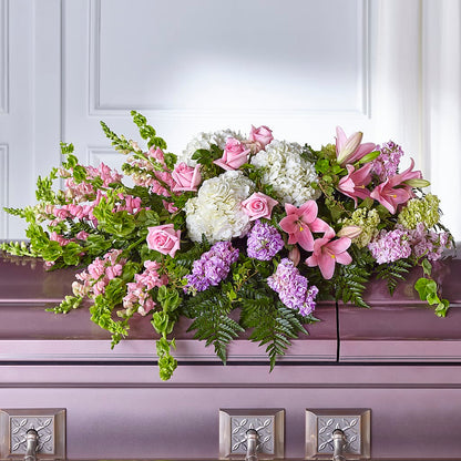 Life's Gratitude Casket Spray –  Flowers By Louise, Wasilla AK