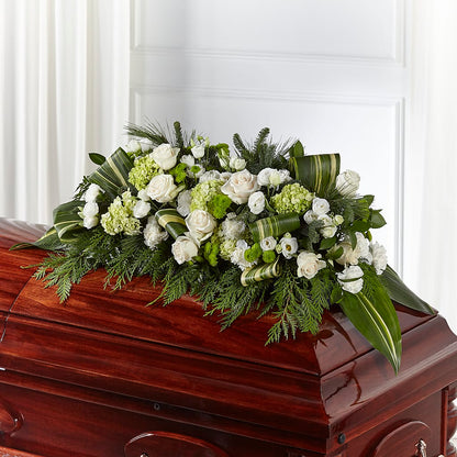 Hopeful Gesture Casket Spray –  Flowers By Louise, Wasilla AK