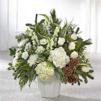 Heavenly Love Floor Basket –  Flowers By Louise, Wasilla AK