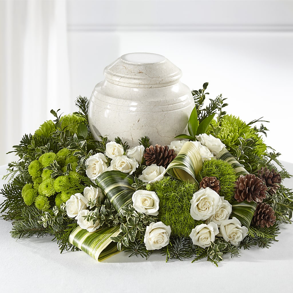 Precious Evergreen Cremation Adornment –  Flowers By Louise, Wasilla AK