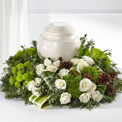 Precious Evergreen Cremation Adornment –  Flowers By Louise, Wasilla AK