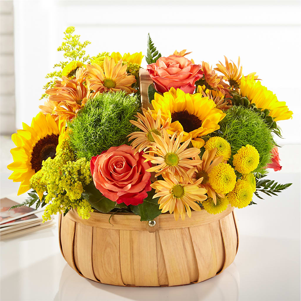 Harvest Sunflower Basket –  Flowers By Louise, Wasilla AK