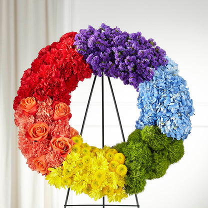 Circle of Love Wreath –  Flowers By Louise, Wasilla AK