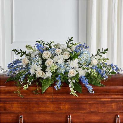 Timeless Essence Casket Spray –  Flowers By Louise, Wasilla AK