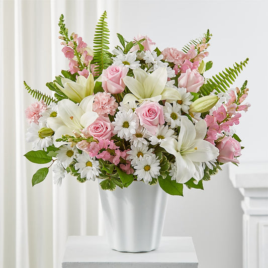 Soft Touch Tabletop Basket –  Flowers By Louise, Wasilla AK