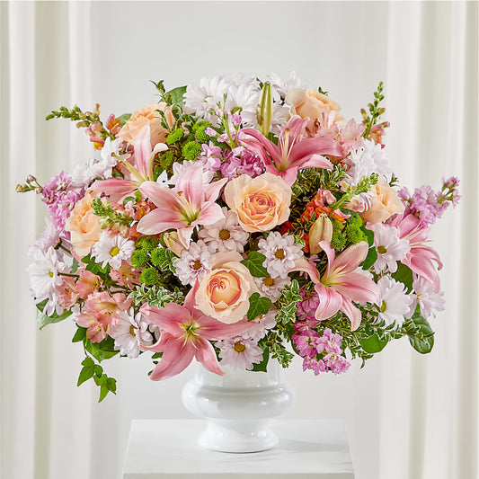 Heartfelt Gesture Urn Arrangement –  Flowers By Louise, Wasilla AK