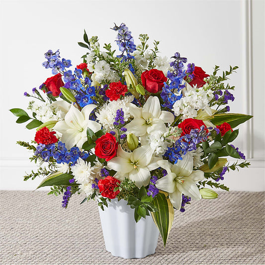 Consoled Floor Basket –  Flowers By Louise, Wasilla AK