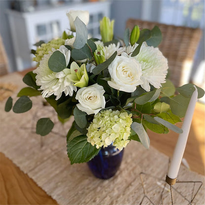 Snowy Dreams Bouquet –  Flowers By Louise, Wasilla AK