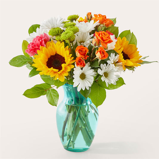 Sun-drenched Blooms Bouquet –  Flowers By Louise, Wasilla AK