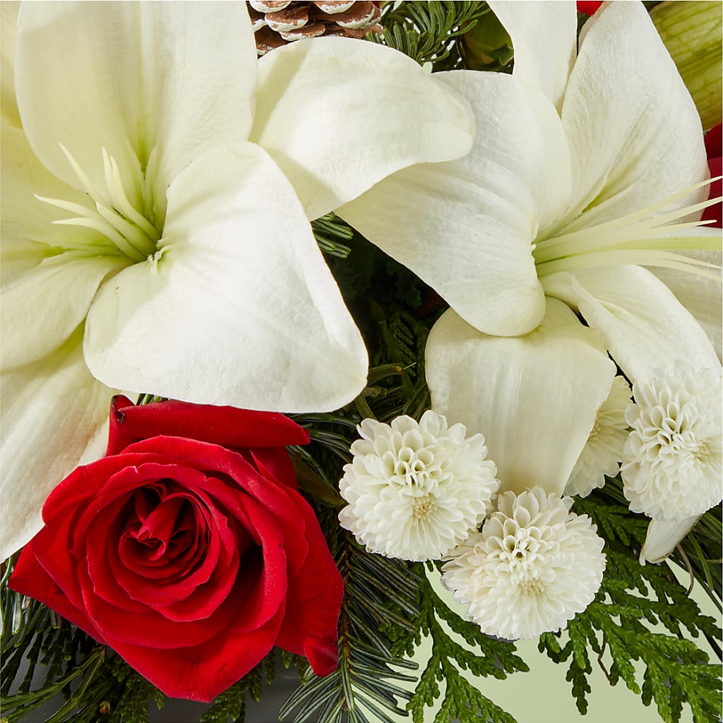 Seasonal Festivities Centerpiece –  Flowers By Louise, Wasilla AK