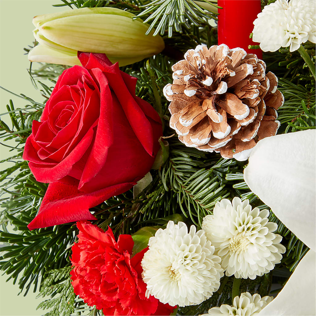 Seasonal Festivities Centerpiece –  Flowers By Louise, Wasilla AK
