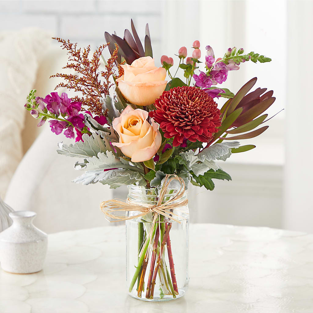Moody Hues Bouquet –  Flowers By Louise, Wasilla AK