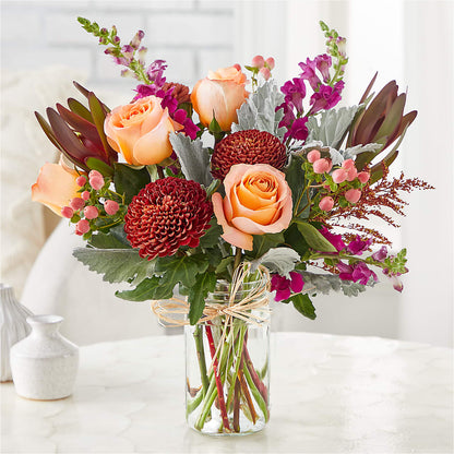 Moody Hues Bouquet –  Flowers By Louise, Wasilla AK