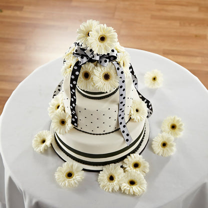 Simple Sophistication Cake Décor –  Flowers By Louise, Wasilla AK