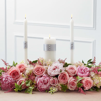 Worldwide Romance Unity Candle Arrangement –  Flowers By Louise, Wasilla AK