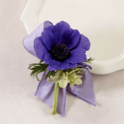 Purple Passion Boutonniere –  Flowers By Louise, Wasilla AK