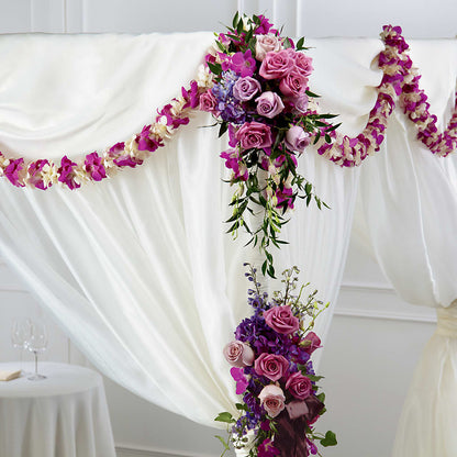 Color & Light Chuppah Decor –  Flowers By Louise, Wasilla AK