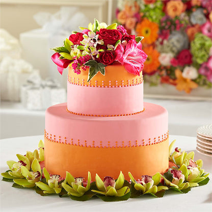 Sweet Citrus Cake Decor –  Flowers By Louise, Wasilla AK