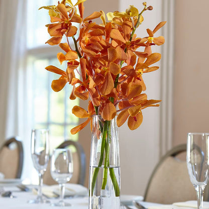 Orange Mokara Bud Vase –  Flowers By Louise, Wasilla AK