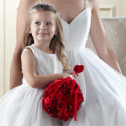 Pure at Heart Flower Girl Arrangement –  Flowers By Louise, Wasilla AK
