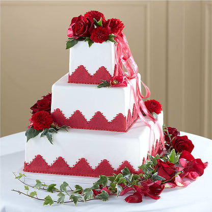 Forever Happiness Cake Decor –  Flowers By Louise, Wasilla AK